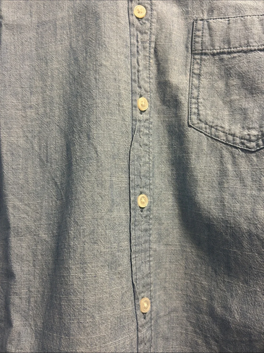 J. Crew Light Blue Chambray Button-Down Shirt - Medium, NWOT